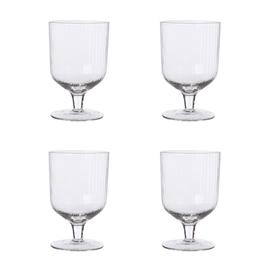 ERNST Schnapps Glasses Fluted With Foot 4-pack