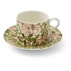 Spode Morris & Co Teacup With Saucer, Honeysuckle