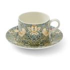 Spode Morris & Co Teacup With Saucer, Strawberry Thief