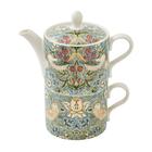 Spode Morris & Co Tea For One Teapot With Mug 28 cl, Strawberry Thief