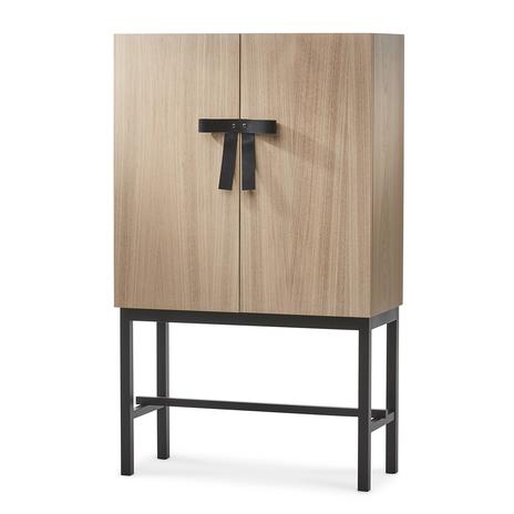 A2 The Bow Cabinet, White Oiled Oak