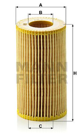 Mann Filter HU718/1N öljynsuodatin