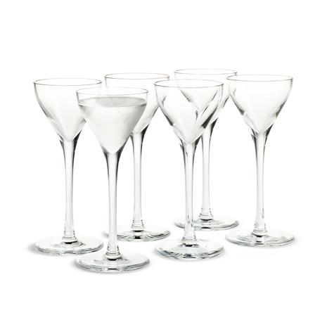 Holmegaard Cabernet Snapsilasi kirkas 6 cl 6 kpl