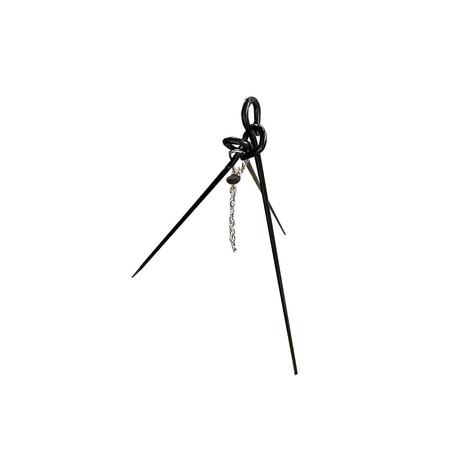 Satake Teline Koukulla - Grillausvarusteet & Grillaustarvikkeet Rauta Musta - S-tripod-S