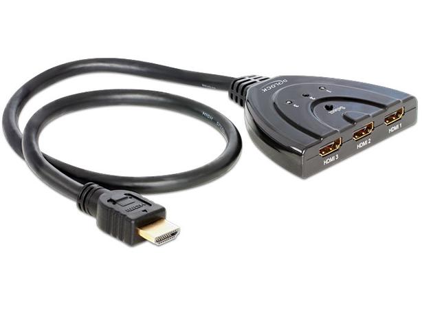 DeLOCK HDMI 3 - 1 Switch bidirectional