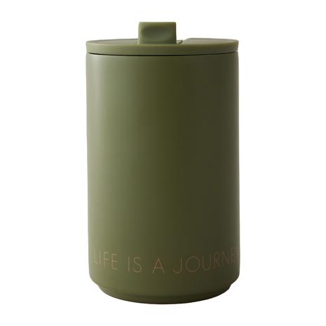 Design Letters - Thermo/Insulated Cup - Forest green