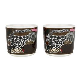 Marimekko Oiva/Rusakko, korvattomat kupit 2 dl, 2 kpl