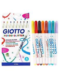 Giotto Turbo Glitter Tussi 8-pack