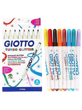 Giotto Turbo Glitter Tussi 8-pack