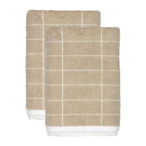 Mette Ditmer Tile Stone, vieraspyyhkeet 38 x 60 cm, 2 kpl