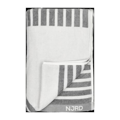 NJRD Stripes kylpypyyhe 100 x 150 cm Harmaa