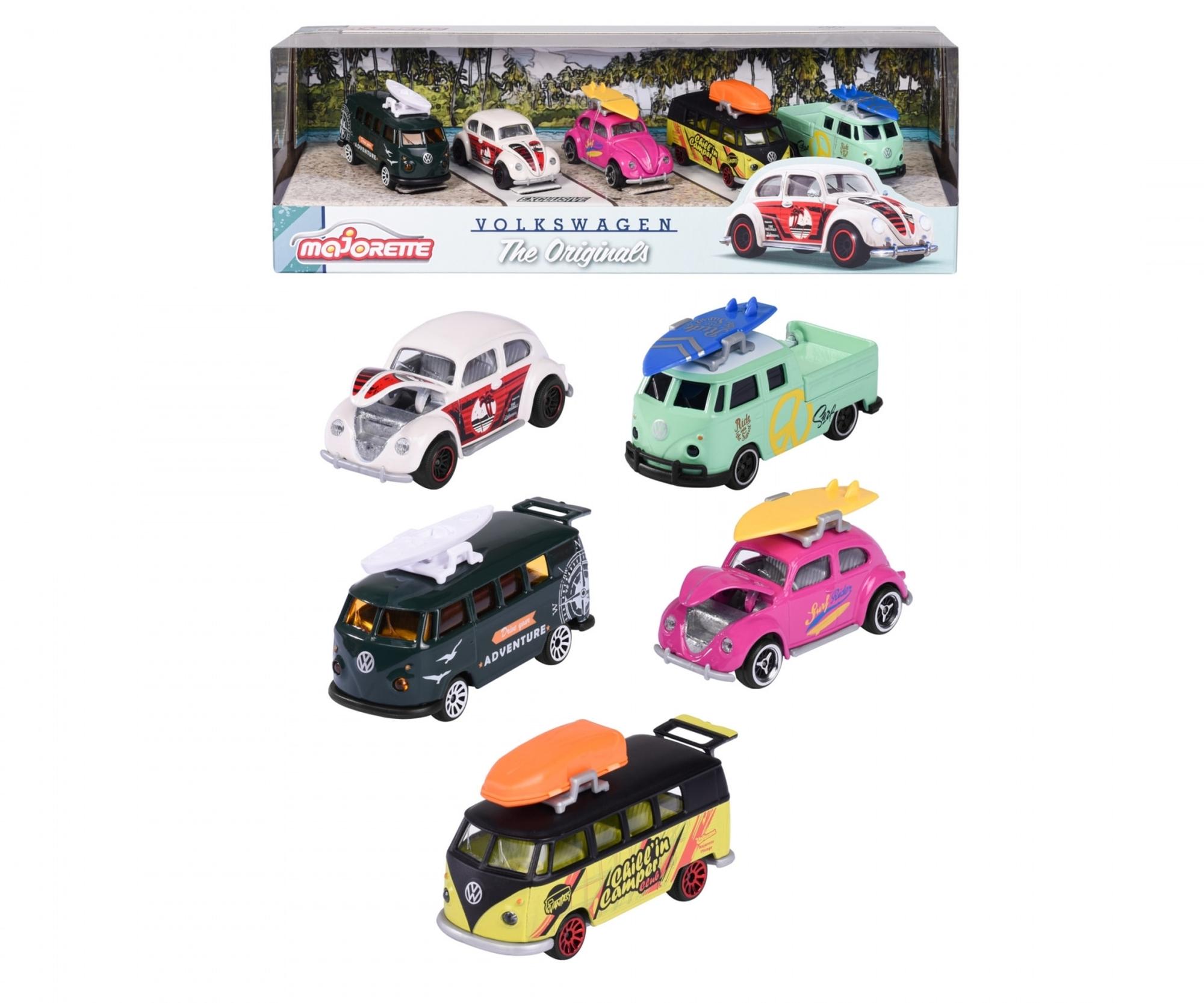 5 kpl Volkswagen The Originals -metalliautoa