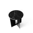 MENU Androgyne sivupöytä Marble black, ä¸ 42, musta teräsrunko