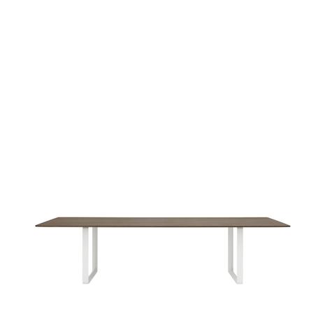 Muuto 70/70 ruokapöytä 295 x 108 cm Solid smoked oak-White