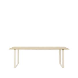 Muuto 70/70 ruokapöytä 225 x 90 cm Solid oak-Sand