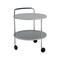 SMD Design Trolley Round basic -tarjoiluvaunu Vaaleanharmaa, kromirunko – kuva 3