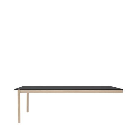 Muuto Linear System End Module -pöytä Black-Oak 240 x 142 cm – kuva 3/5