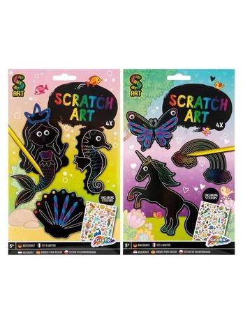Creative Craft Group Create your own Scratch Art Boy (Assorted)