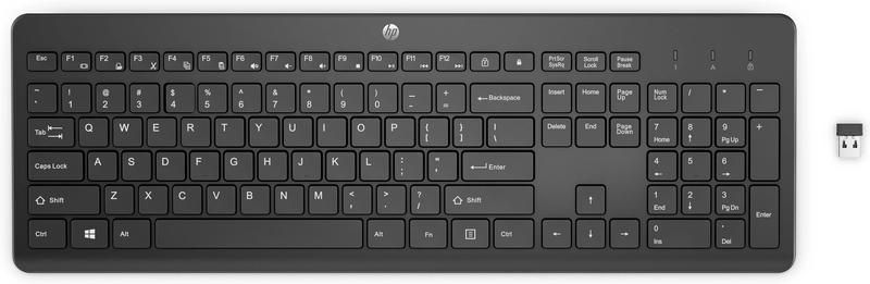 HP 230 Wireless Keyboard (3L1E7AA), näppäimistö