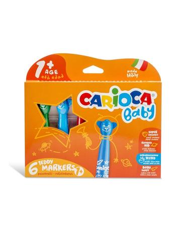 CARIOCA - Marker w/baby handle (6pcs) (809409)