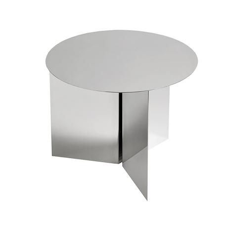 HAY Slit Round Table - Sohvapöydät Teräs Mirror - AA686-A364-AA86