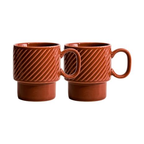Sagaform Coffee & More kahvimuki 2 kpl, terracotta