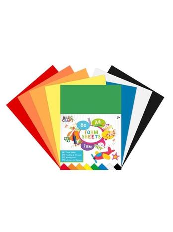 Creative Craft Group Foam Sheets A4 8 Sheets – kuva 2/2