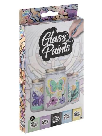 Grafix Glass Paint with Brush 5x22ml