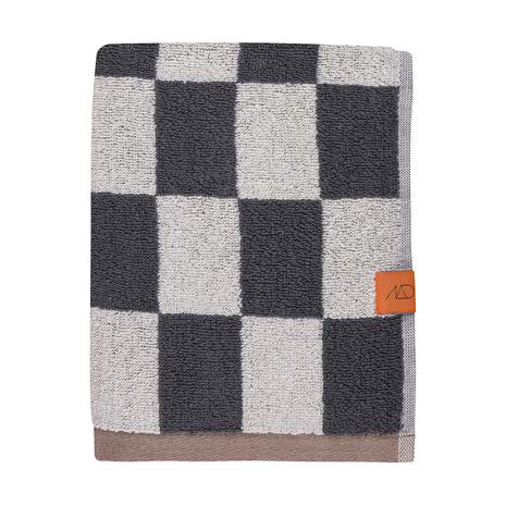 Mette Ditmer - RETRO towel - Dark grey