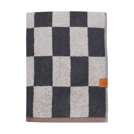 Mette Ditmer - RETRO bath towel - Dark grey