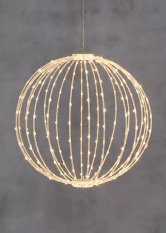 Led-valopallo moniväri 50 cm 264 led