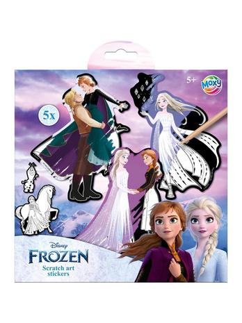 Creative Craft Group - Scratch Art Stickers - Frozen 6 pcs.