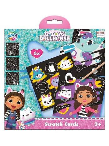 Creative Craft Group - Scratch Cards Gabby's Dollhouse Set 7pcs.