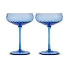Byon Opacity samppanjalasit 30 cl 2-pack Sininen