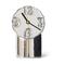 HKliving Retro keraaminen kello 17,5 cm Chrome – kuva 2