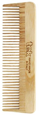Tek Small Wooden Beard Comb With Fine Teeth