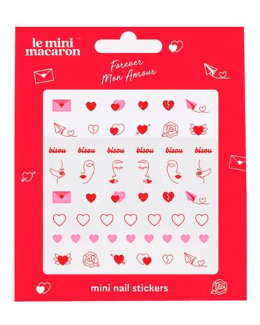 Le Mini Macaron Nail Art Stickers Forever Mon Amour