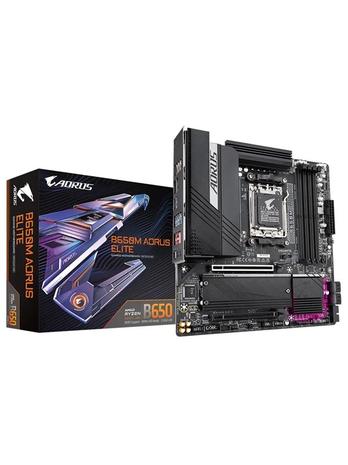 GIGABYTE AORUS B650M ELITE Emolevy - AMD B650 - AMD AM5 socket - DDR5 RAM - Micro-ATX