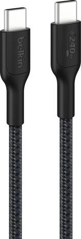 Belkin BoostCharge Pro - USB-C cable - 24 pin USB-C to 24 pin USB-C - 3 m