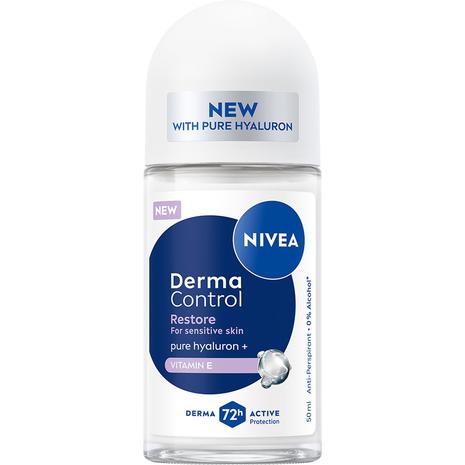 NIVEA Antiperspirant Deo Derma Control Restore Sensitive Roll On - 50 ml