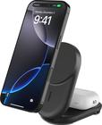 Belkin UltraCharge 2-in-1 Foldable Magnetic 25W Qi2 -langaton laturi, Musta