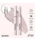 Moira Stellar Glaze Stick Shadow 008 Frosty – kuva 5