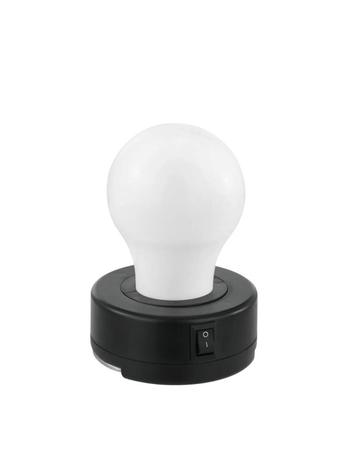 EGLO RAFAELA MAGNET BULB W/BATTERY WHITE/BLACK