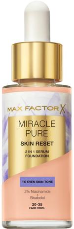 Max Factor Miracle Pure Miracle Pure Skin Reset 2 In 1 Serum Foun