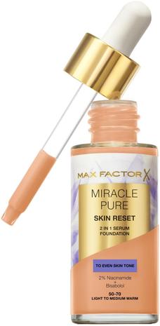 Max Factor Miracle Pure Miracle Pure Skin Reset 2 In 1 Serum Foun