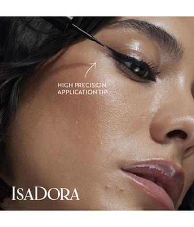 IsaDora The Glossy Eyeliner Waterproof Eyeliner 3 ml Nr. 40 - Chrome Black