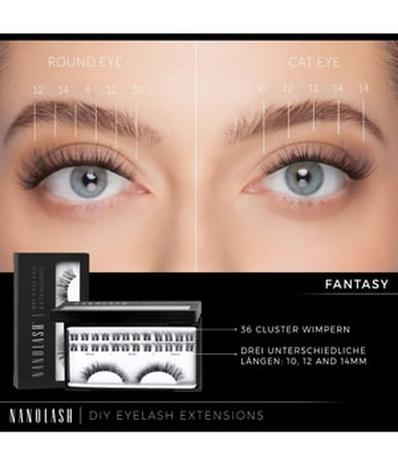NANOLASH Diy Starter Kit Fantasy Ripset 1 kpl