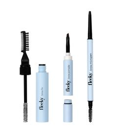 fleeky Brow Kit Kulmaväri 1 kpl Dark Brown