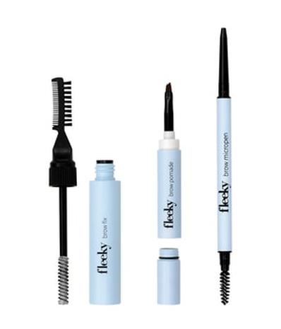 fleeky Brow Kit Kulmaväri 1 kpl Dark Brown