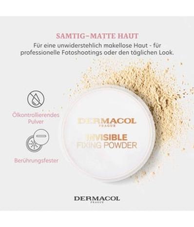 Dermacol Invisible Fixing Powder Irtopuuteri 13 g Light